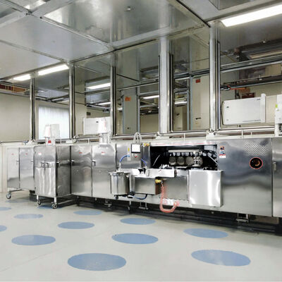 PLC Kontrol Sistemi Wafer Bisküvi Üretim Hatı Paslanmaz Çelik Obleas Wafer Üretim Ekipmanı