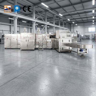 Tam Otomatik Rulo Şeker Konisi Üretim Hattı Üretim İçin 220V 380V Otomatik Haddelenmiş Şeker Konisi Üretim Hattı