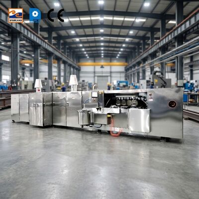 Paslanmaz Çelik Wafer Bisküvi Makinesi Gıda İşleme Endüstrisinde Hızlı Wafer Bisküvi Üretmek İçin Endüstriyel Ekipman