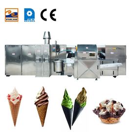 380V 5kg Saat Ticari Dondurma Waffle Koni Makinesi için tam otomatik üretim hattı