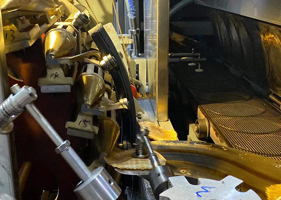 39 Pişirme Tabağı 7m Uzun Presli Gofret Kase Üretim Hattı