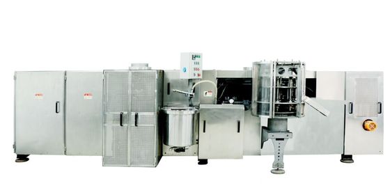 Meyilli Karıştırıcı Dondurma 10kg / saat Şeker Koni Yapma Makinesi