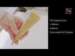 Dondurma Konusu Üretim Hattı, 71 dökme demir pişirme şablonları.